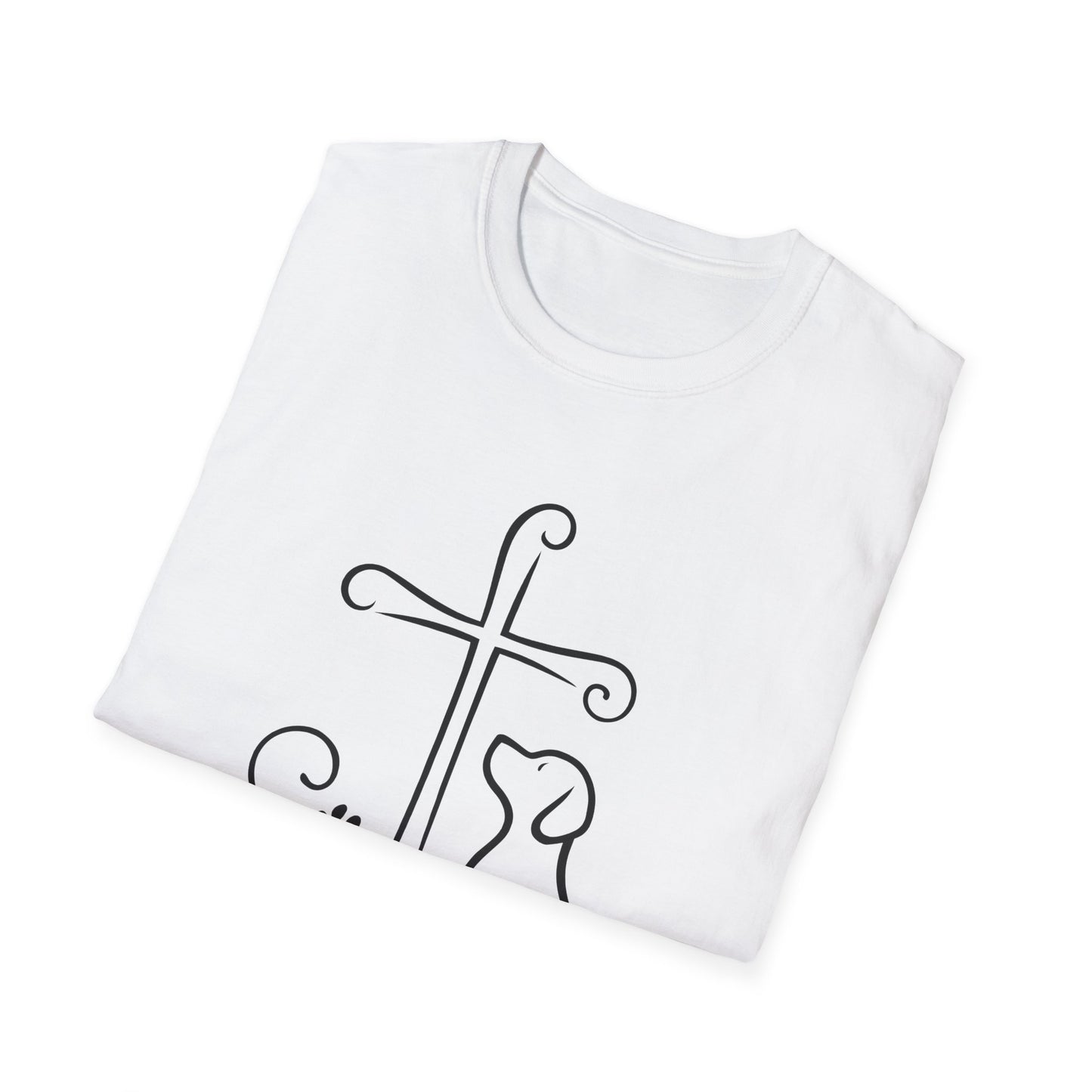 Faithful Dog Silhouette T-Shirt