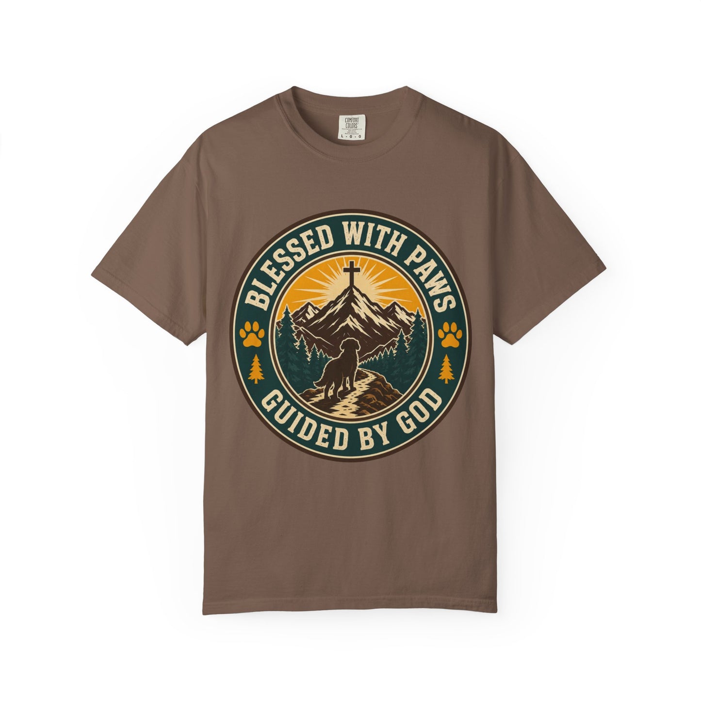 Blessed With Paws Guided By God T-Shirt