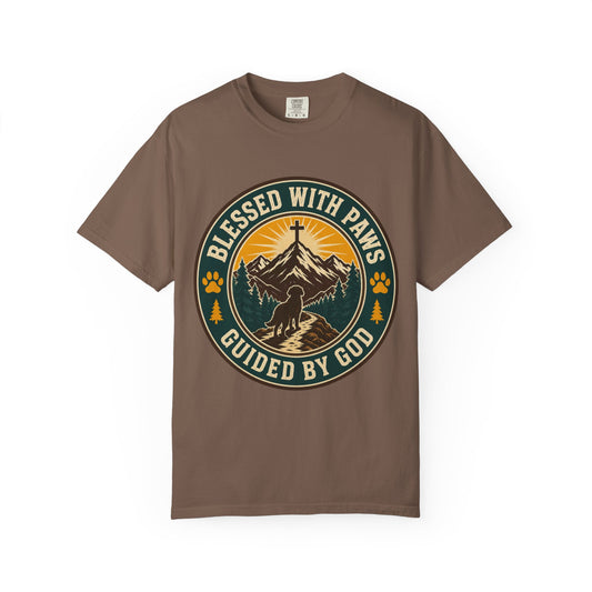Blessed With Paws Guided By God T-Shirt