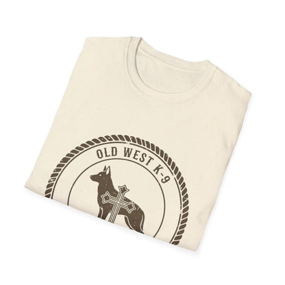 Western German Shepherd Cross – Rustic Vintage Dog T-Shirt
