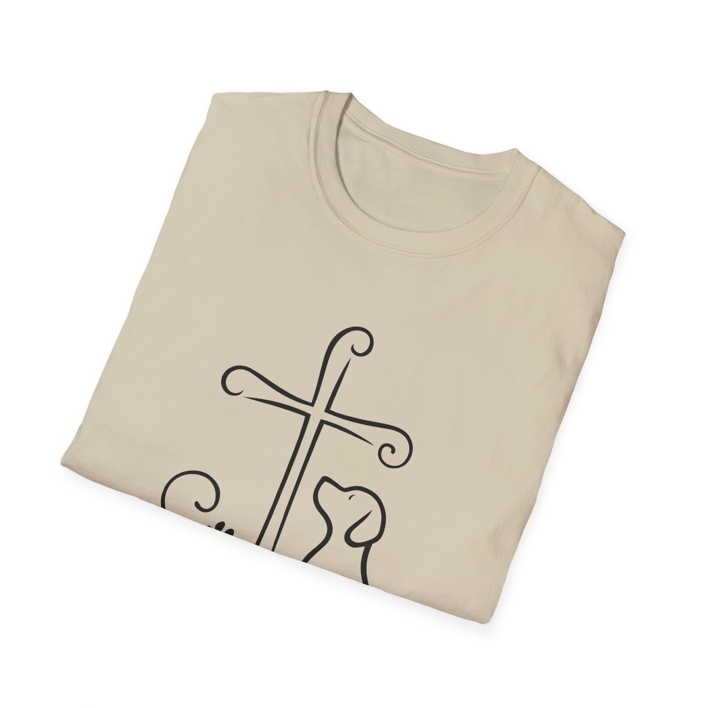 Faithful Dog Silhouette T-Shirt