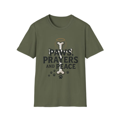 Paws Prayers And Peace T-Shirt
