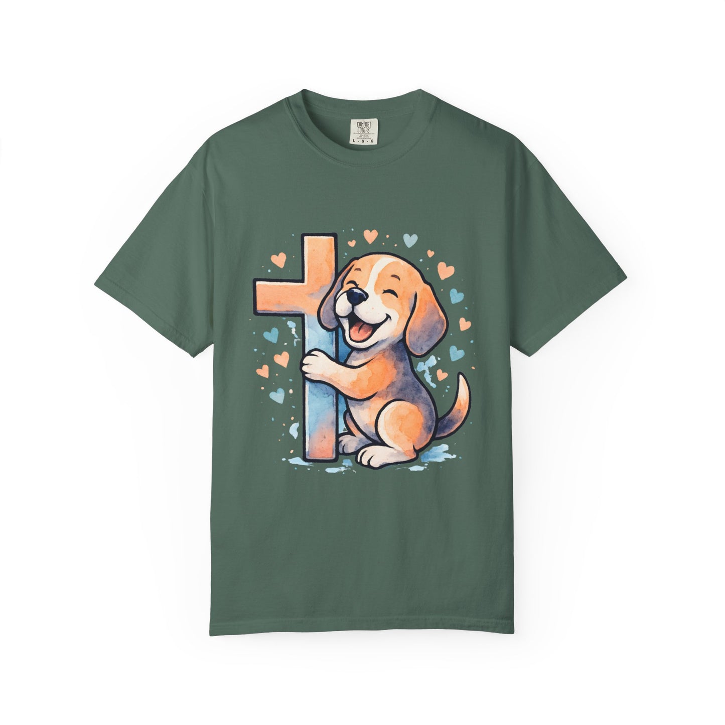 Joyful Puppy WatercolorT-Shirt
