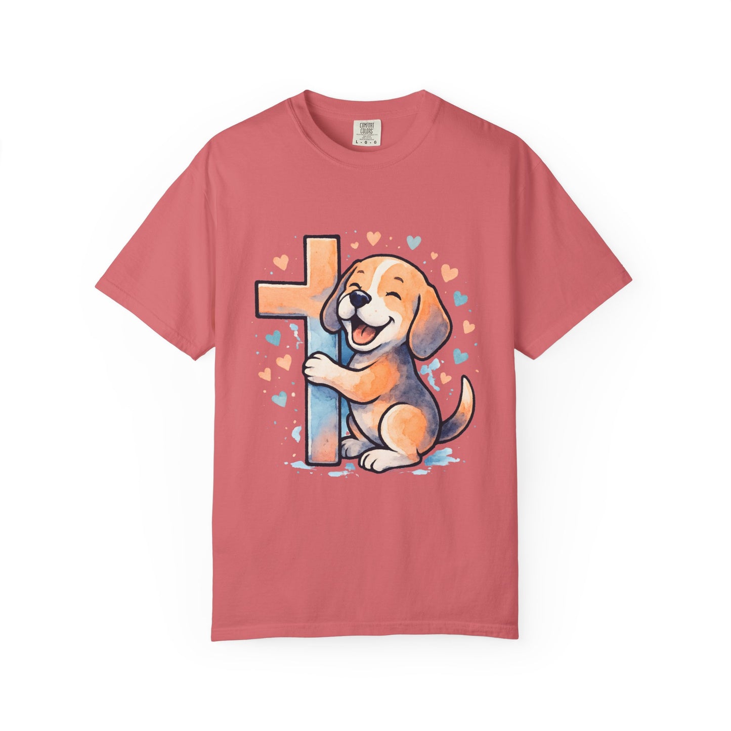 Joyful Puppy WatercolorT-Shirt