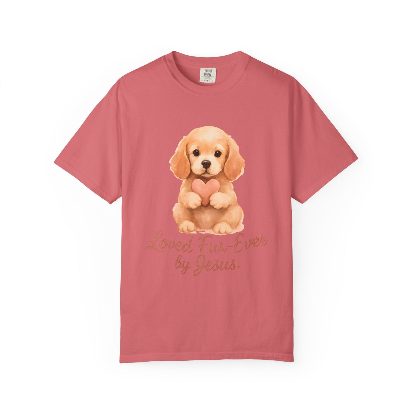 Loved Fur-Ever By Jesus T-Shirt (1)