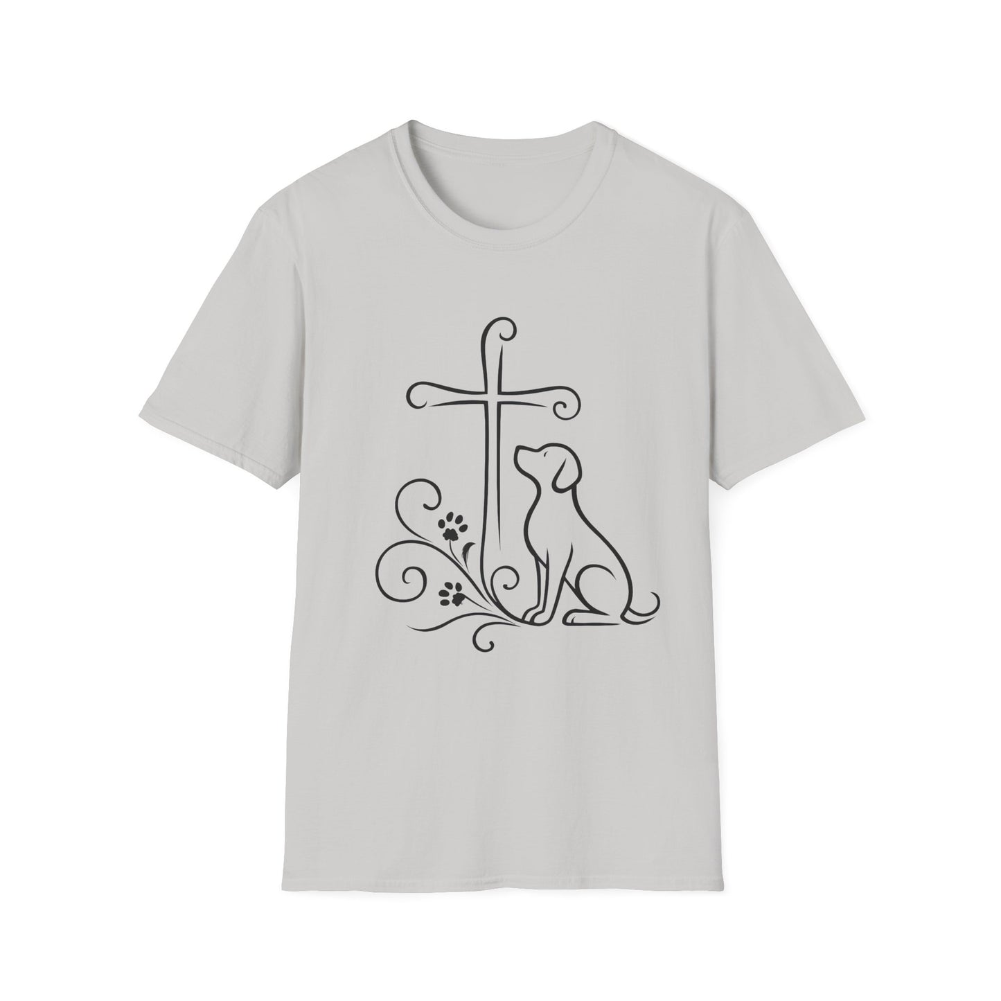 Faithful Dog Silhouette T-Shirt