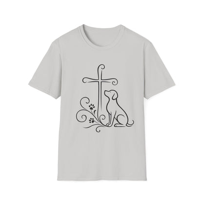 Faithful Dog Silhouette T-Shirt