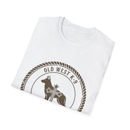 Western German Shepherd Cross – Rustic Vintage Dog T-Shirt