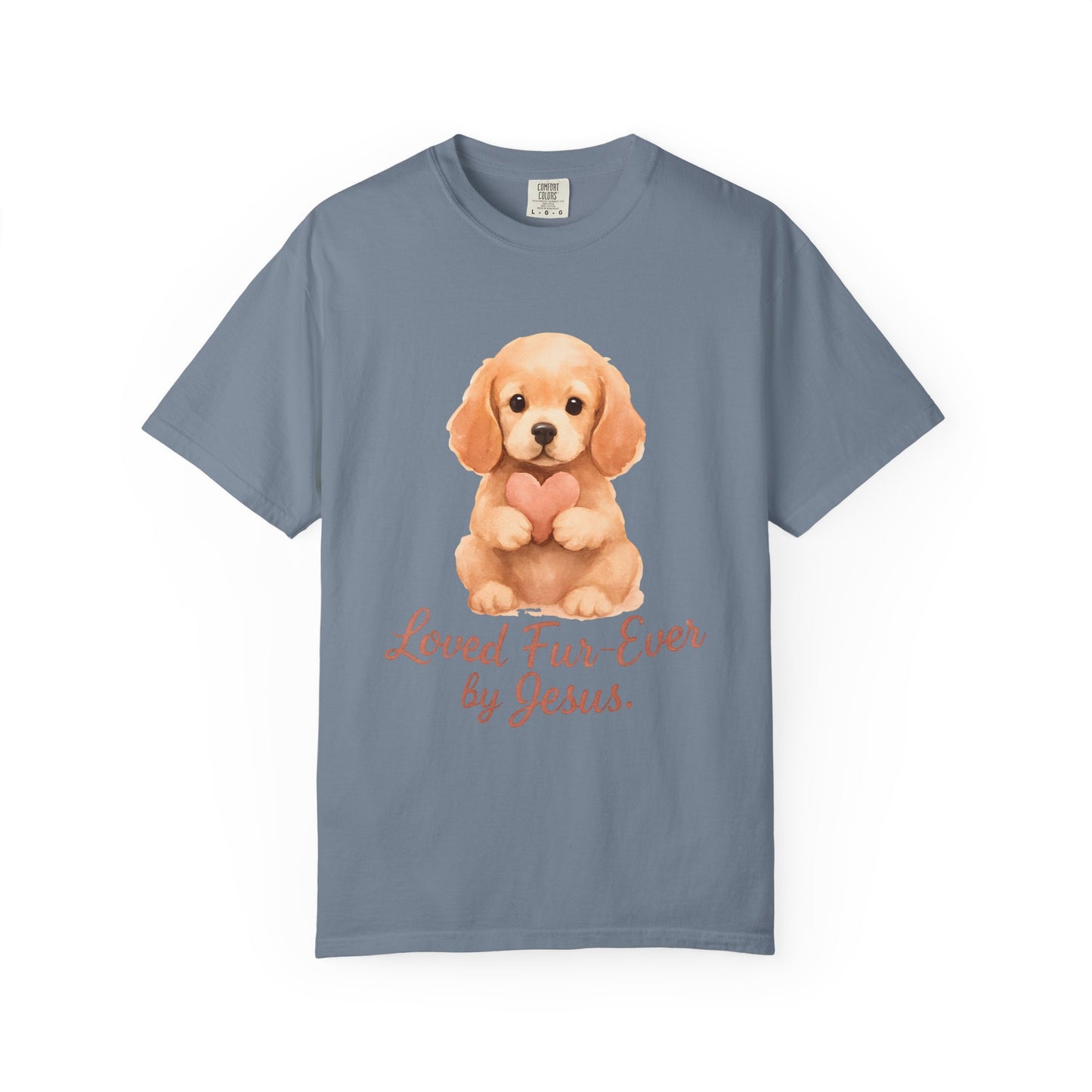 Loved Fur-Ever By Jesus T-Shirt (1)