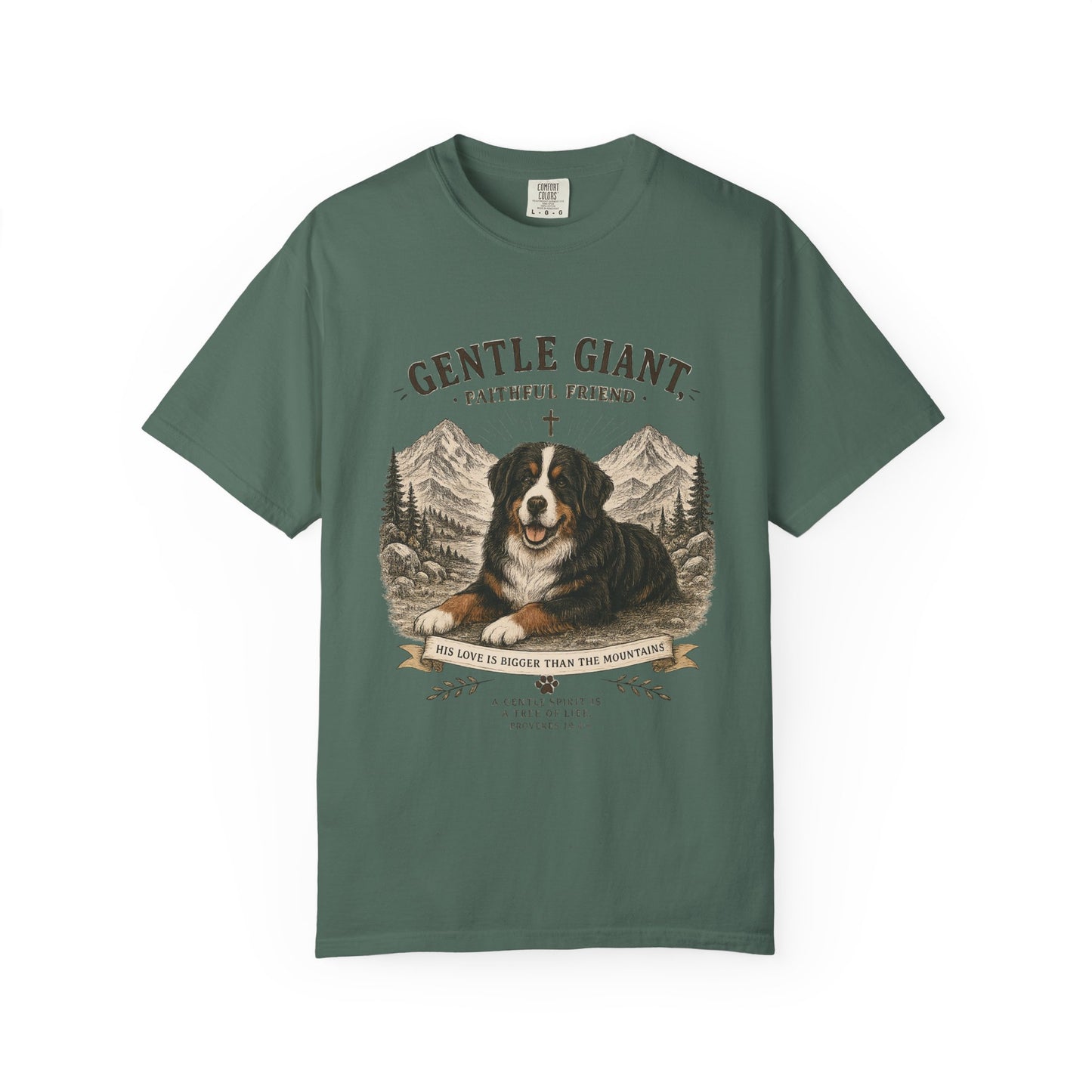 Bernese Mountain Dog — Gentle Giant, Faithful Friend T-Shirt