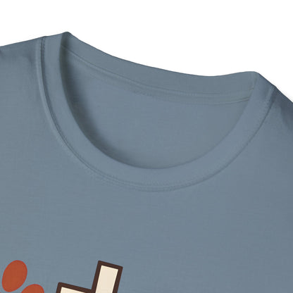 Walking By Faith and Paws Retro T-Shirt