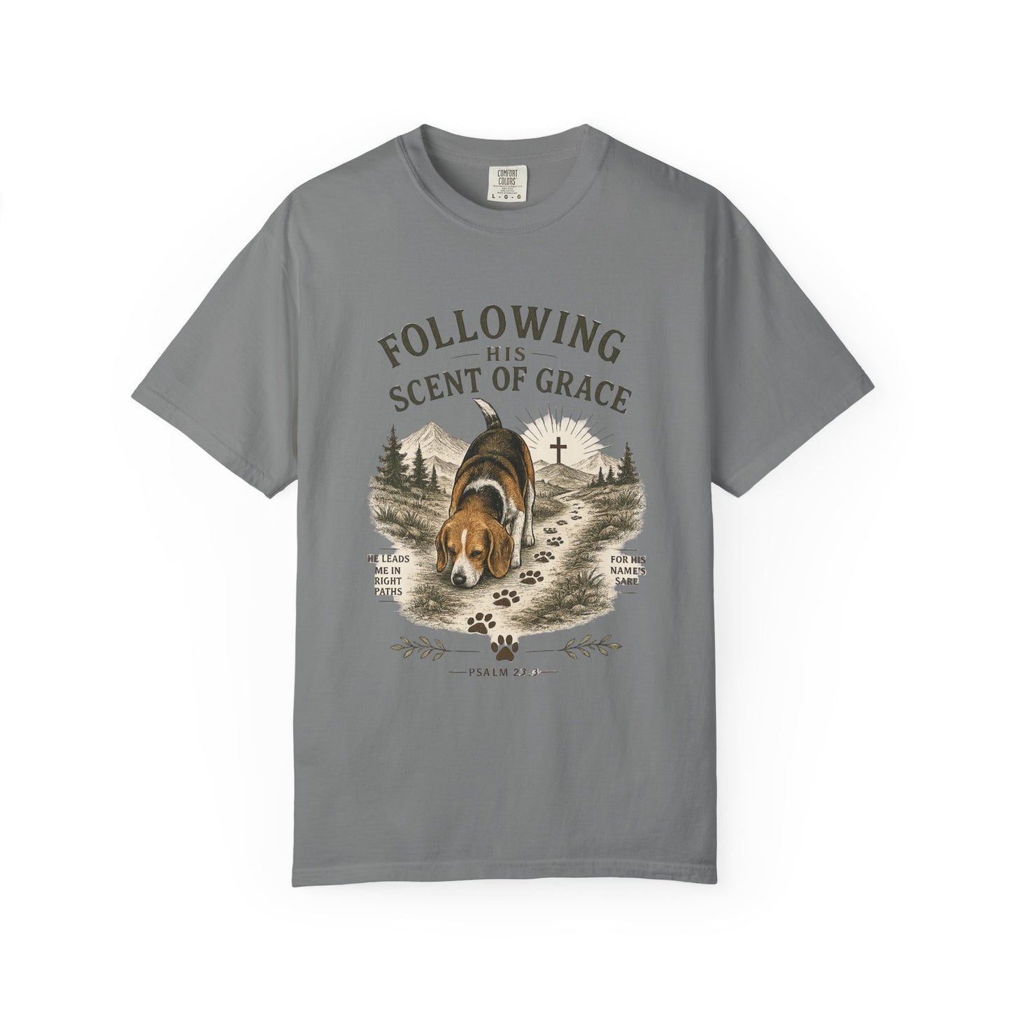 Beagle — Following His Scent of Grace T-Shirt