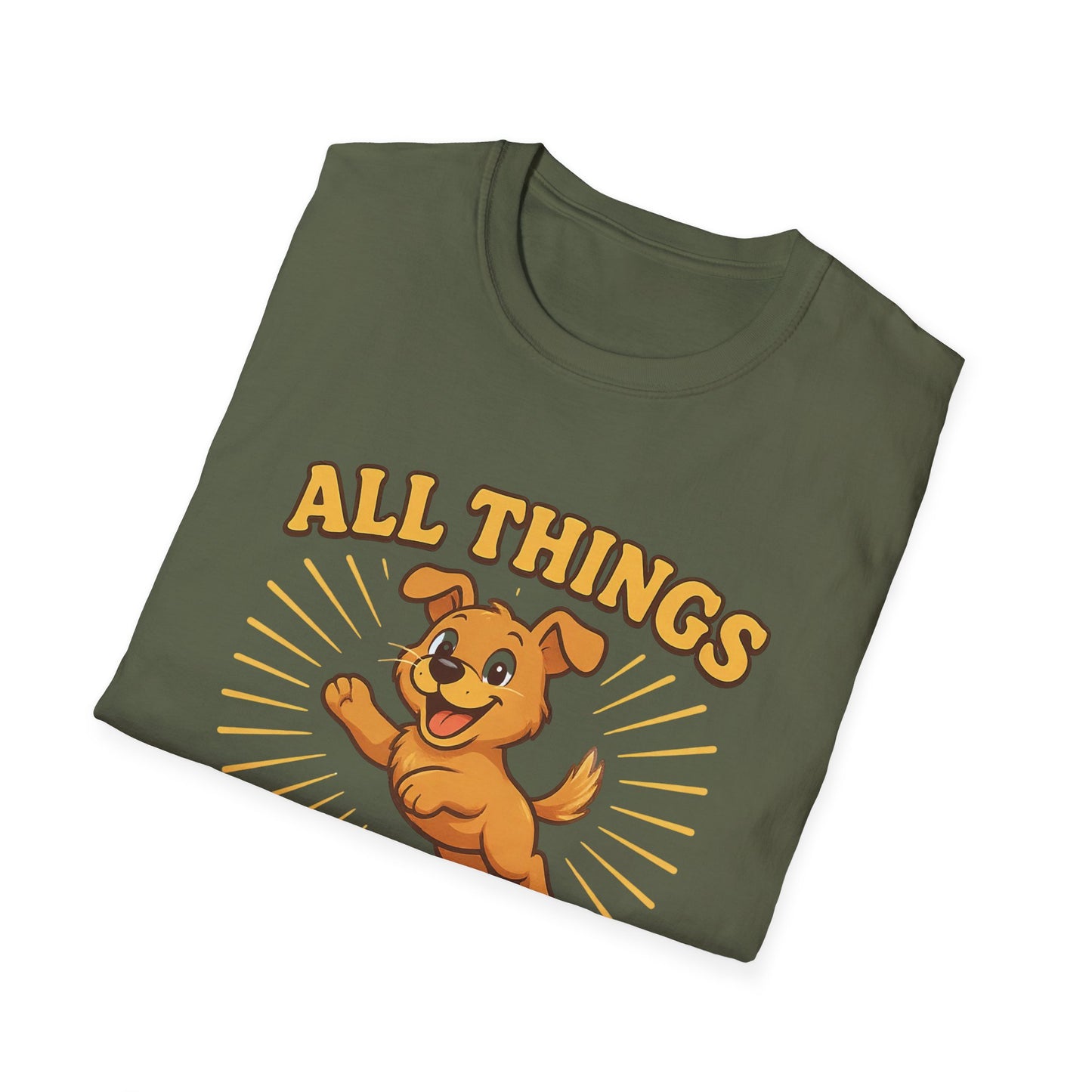 All Things Paws-ible With God T-Shirt