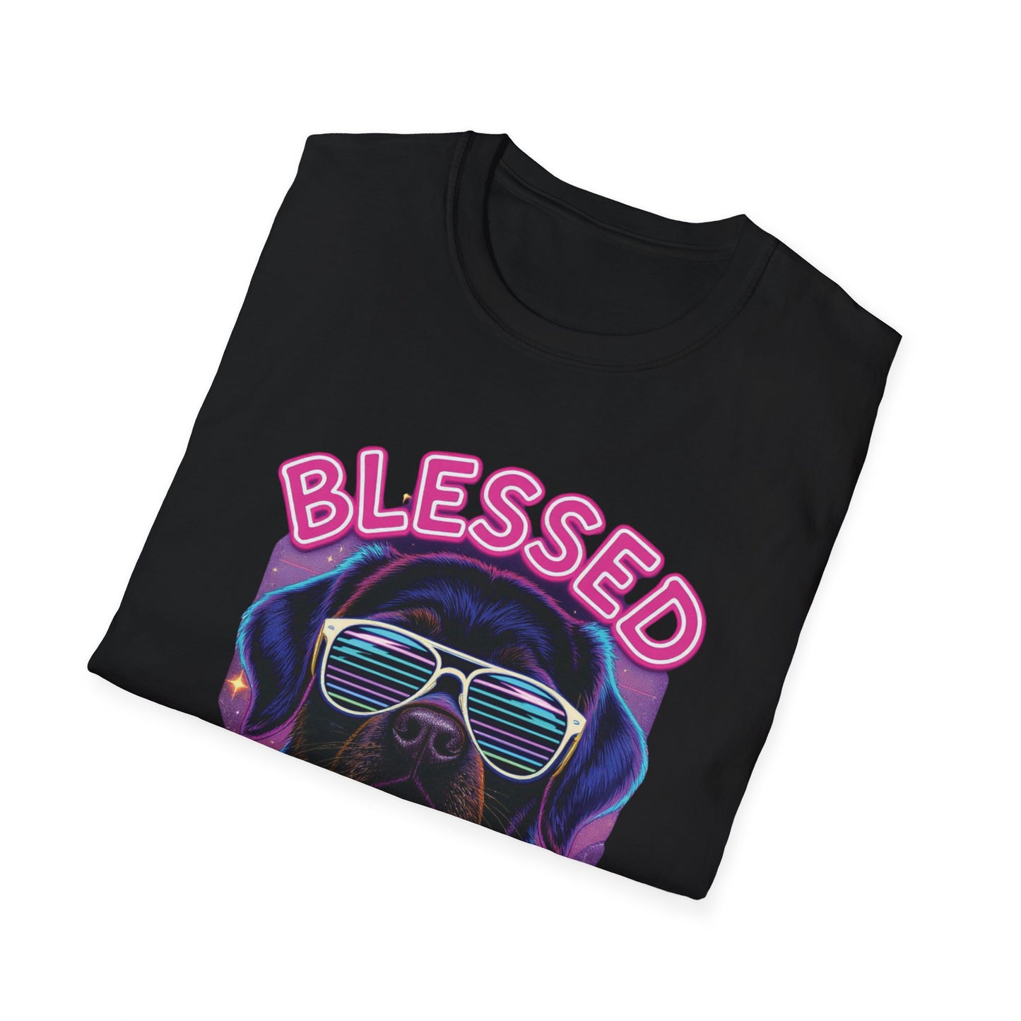 Blessed With Paws Neon T-Shirt