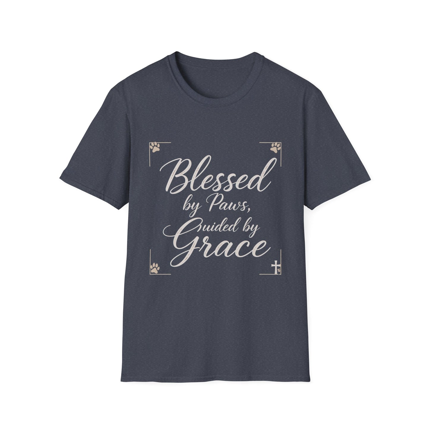Blessed By Paws Guided By Grace T-Shirt