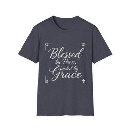 Blessed By Paws Guided By Grace T-Shirt