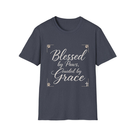 Blessed By Paws Guided By Grace T-Shirt