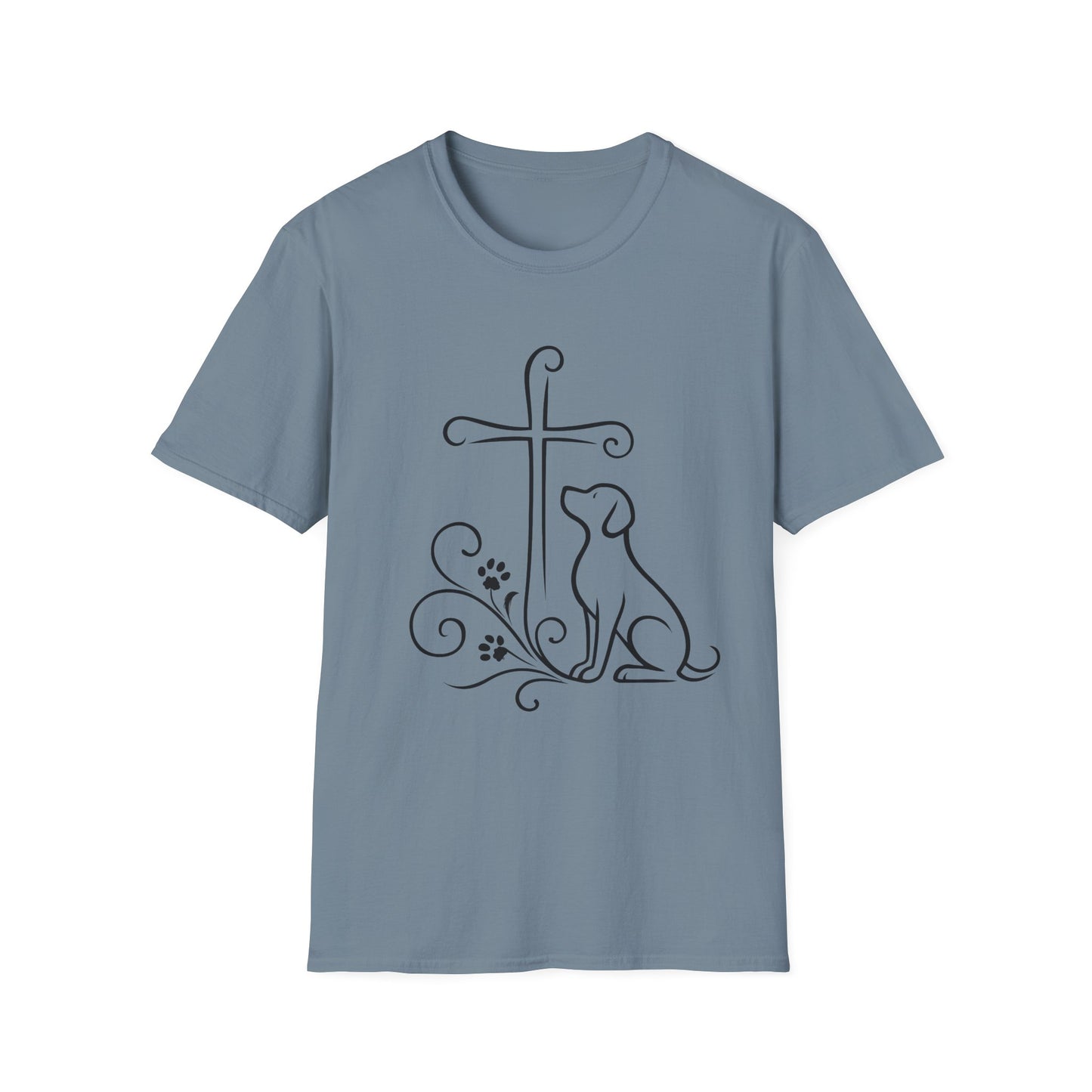 Faithful Dog Silhouette T-Shirt