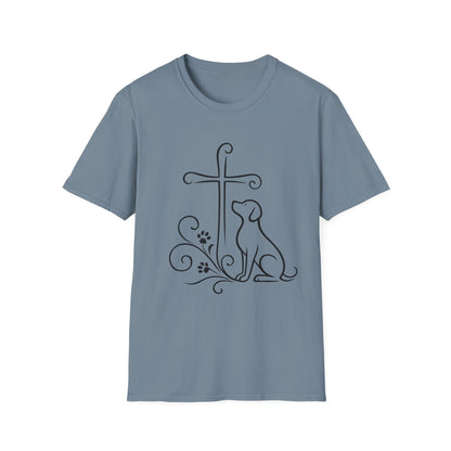 Faithful Dog Silhouette T-Shirt