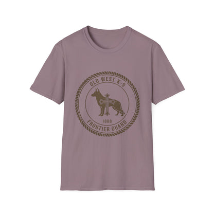 Western German Shepherd Cross – Rustic Vintage Dog T-Shirt