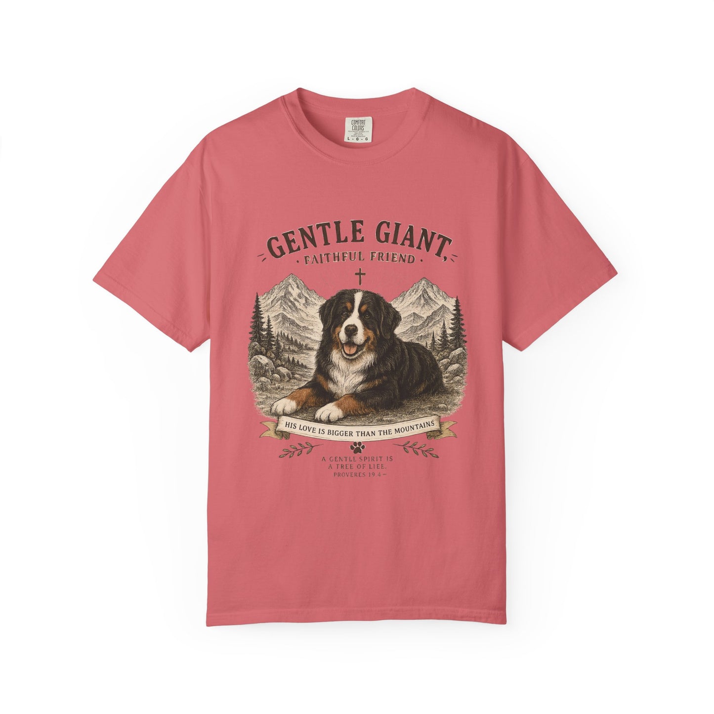 Bernese Mountain Dog — Gentle Giant, Faithful Friend T-Shirt