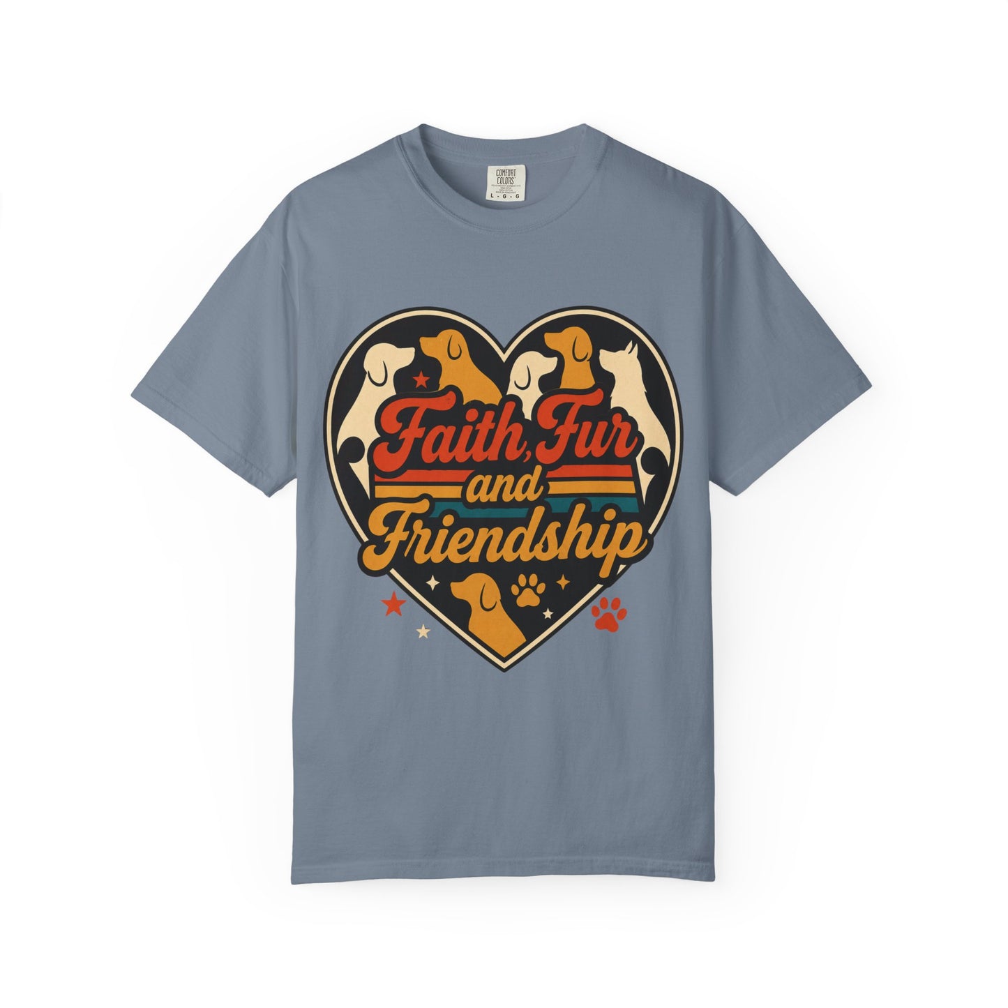 Faith Fur and Friendship Retro T-Shirt