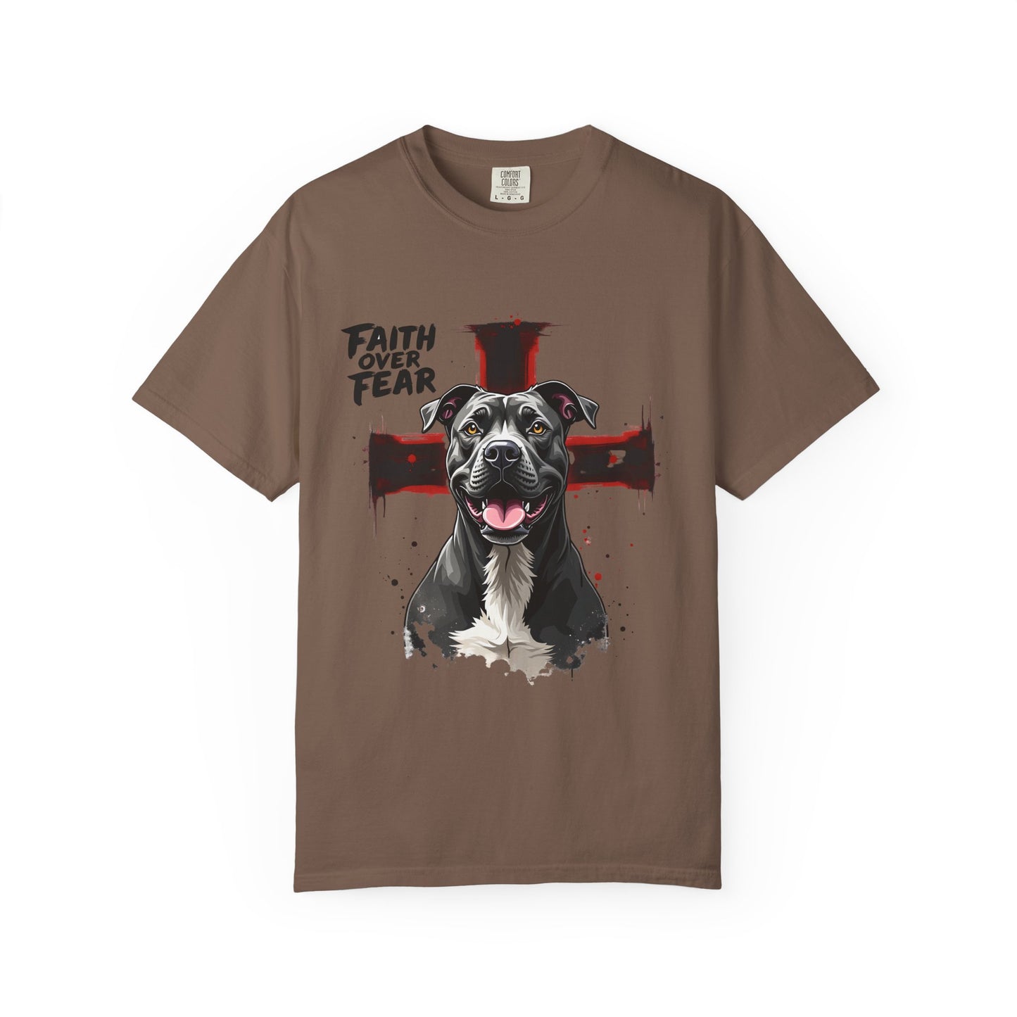 Fear Over Faith Pitbull T-Shirt