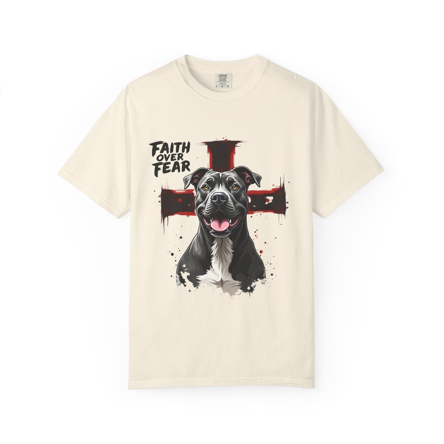 Fear Over Faith Pitbull T-Shirt