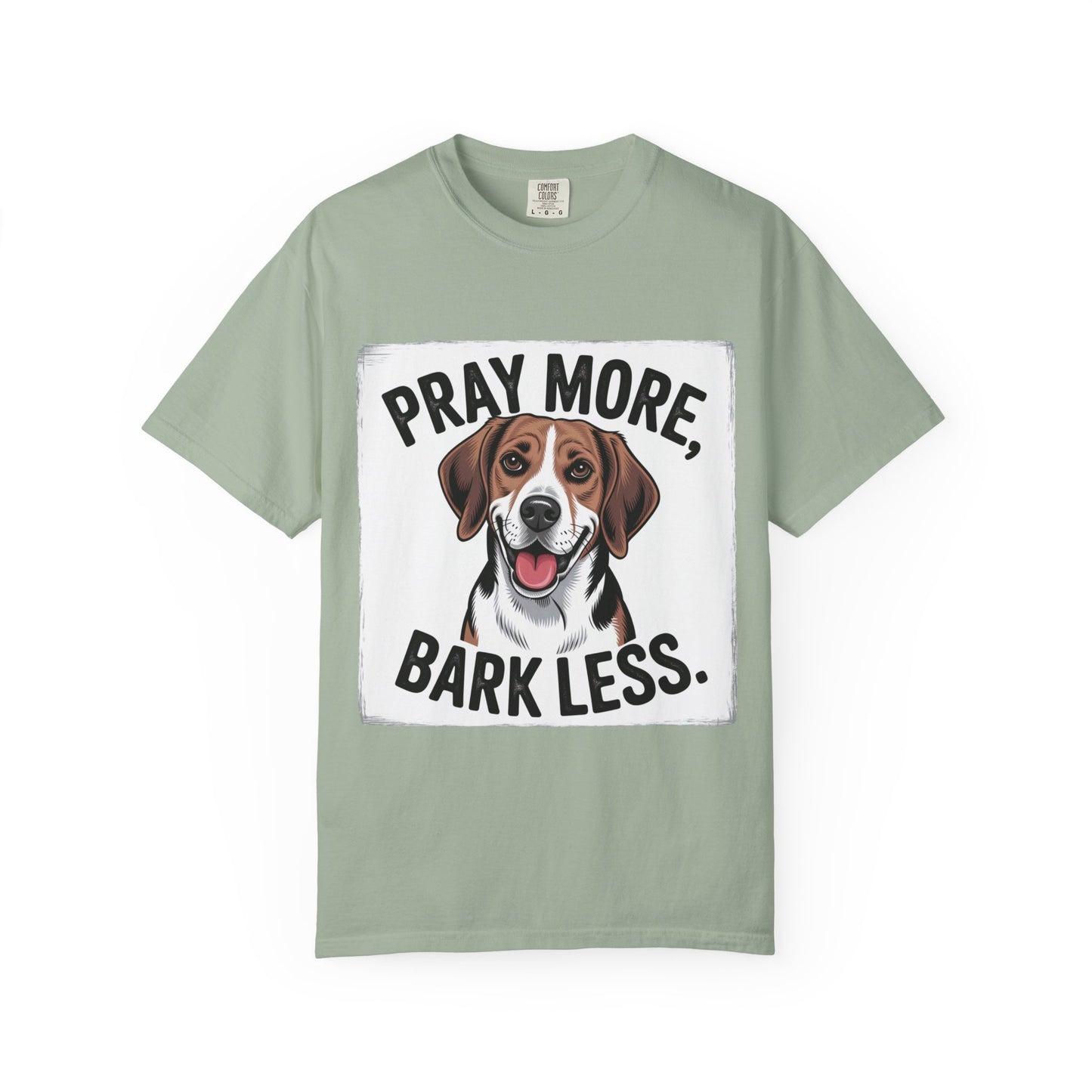 Beagle Pray More Bark Less – Hand-Drawn Vintage T-Shirt
