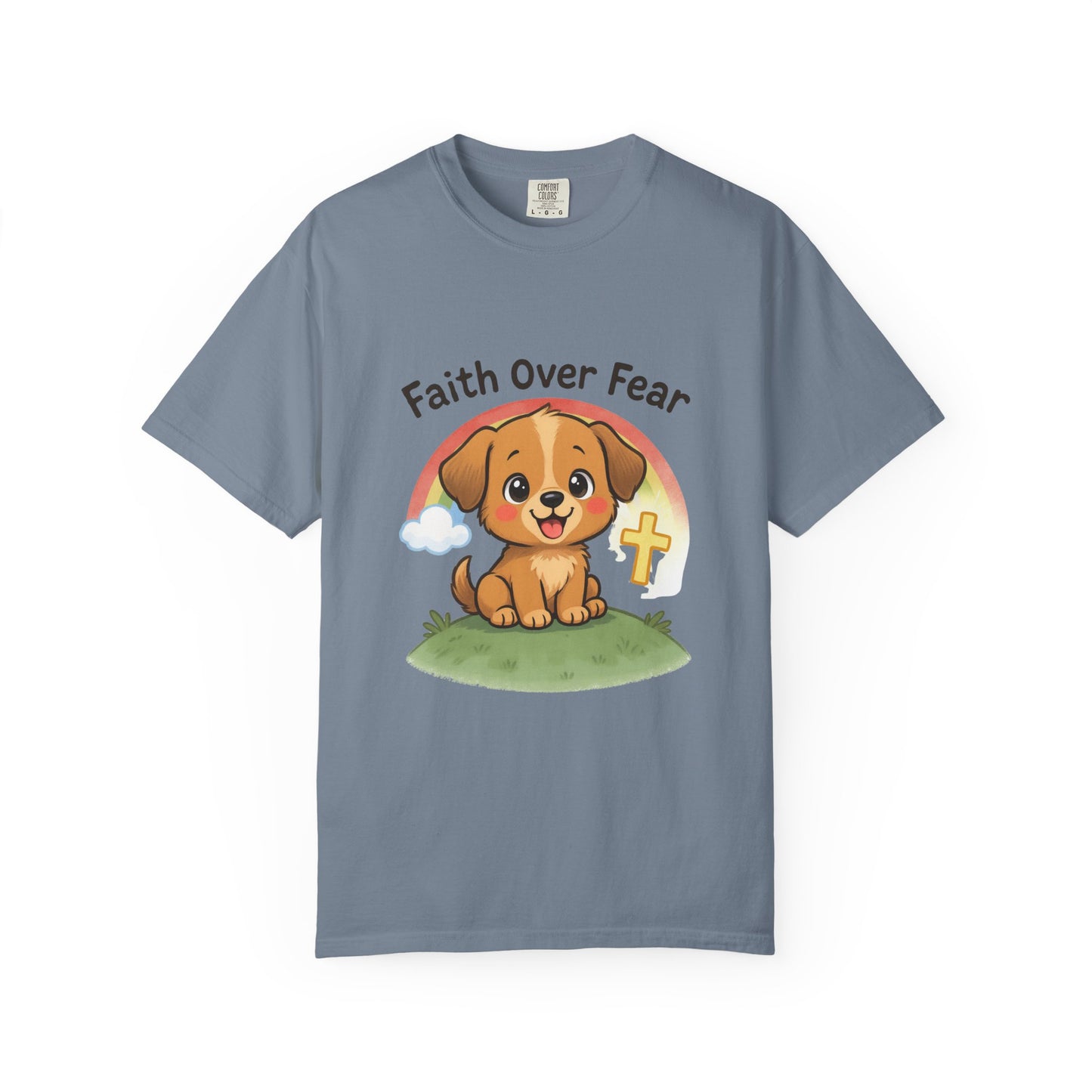 Faith Over Fear Puppy T-Shirt
