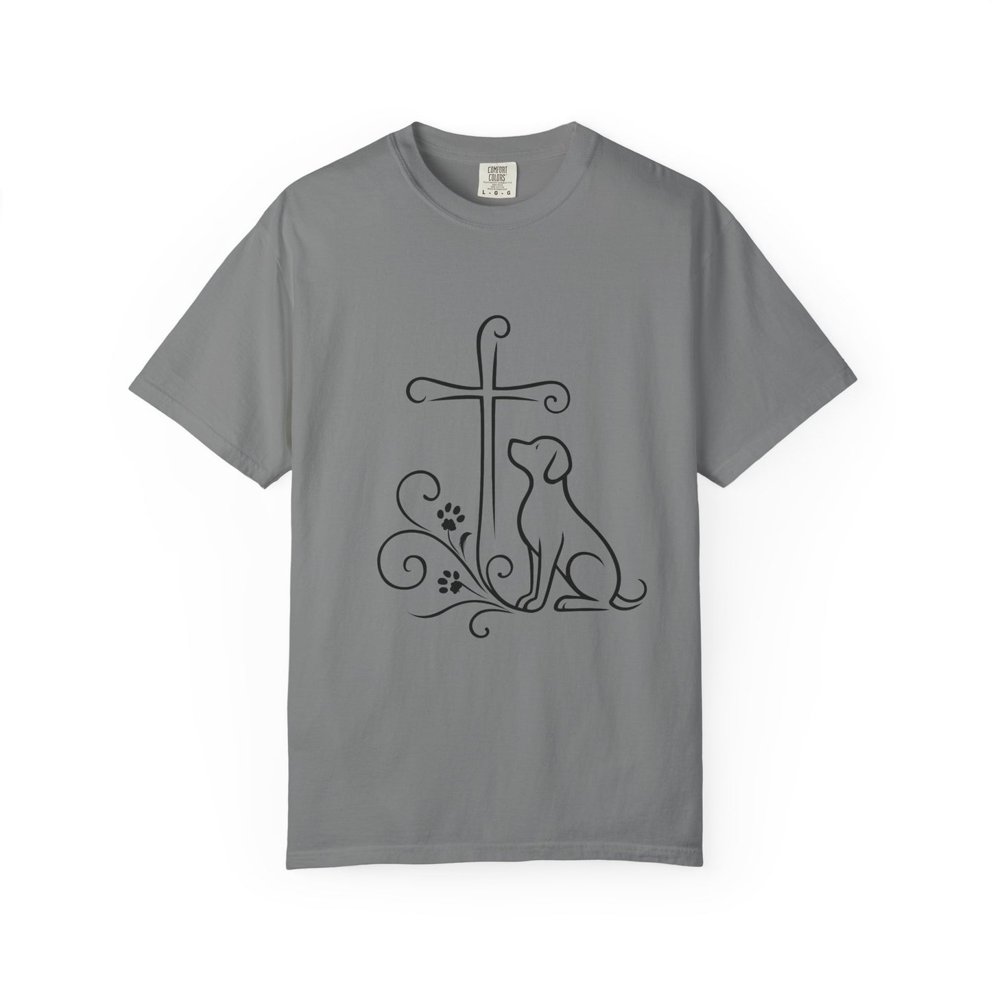 Faithful Dog Silhouette T-Shirt (1)