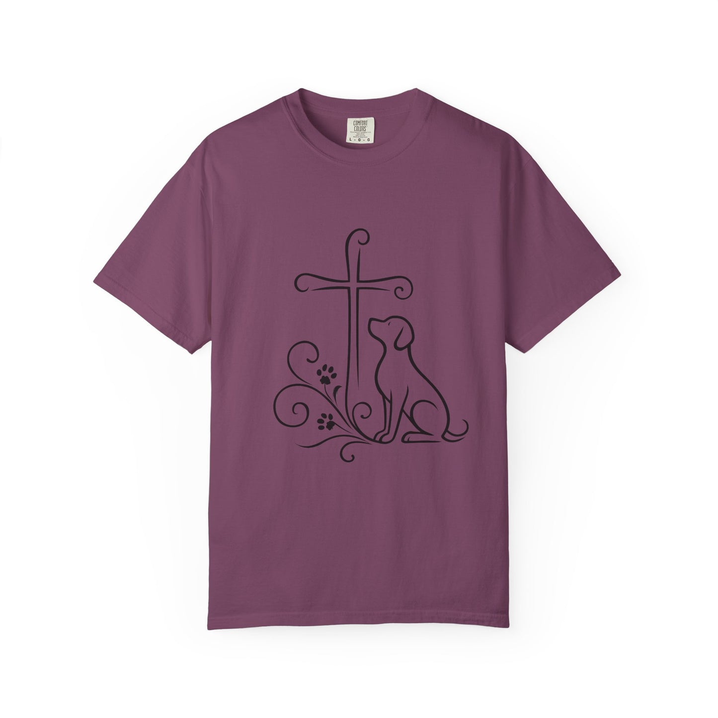 Faithful Dog Silhouette T-Shirt (1)