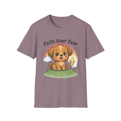 Faith Over Fear Puppy T-Shirt