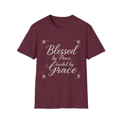 Blessed By Paws Guided By Grace T-Shirt