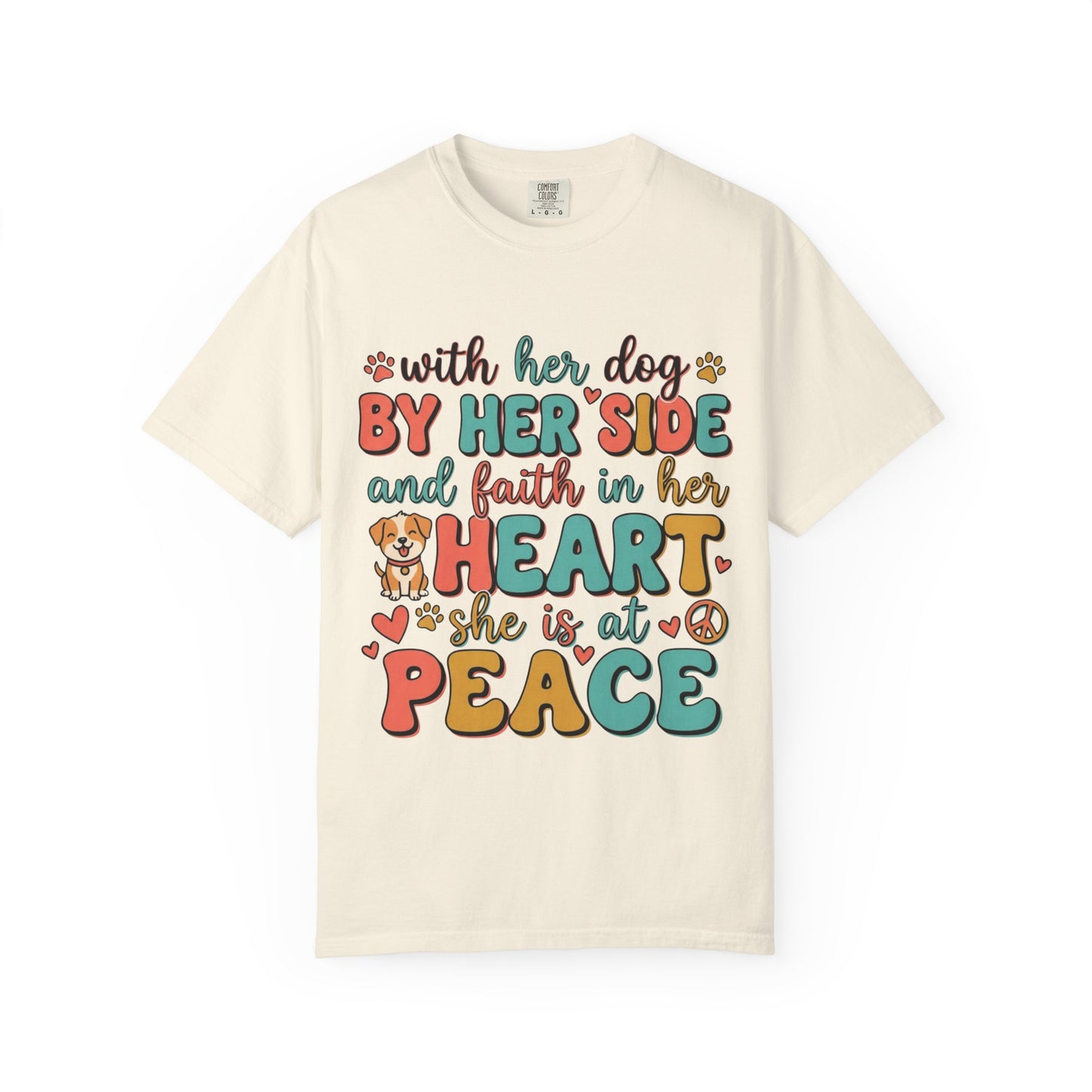 With Her Dog By Her Side T-Shirt