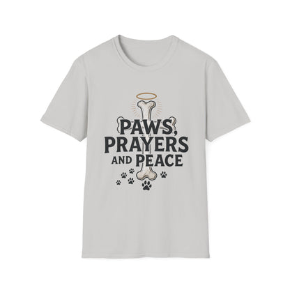 Paws Prayers And Peace T-Shirt
