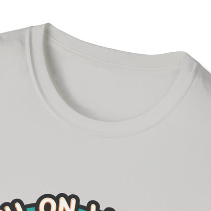 Faith on Wheels – Retro Roller-Skating Dog T-Shirt