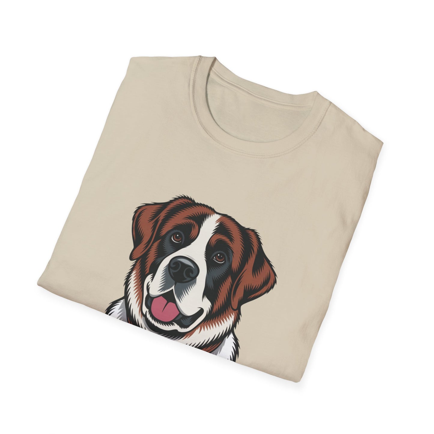 Saint Bernard Rescue Faith – 1950s Retro Dog T-Shirt