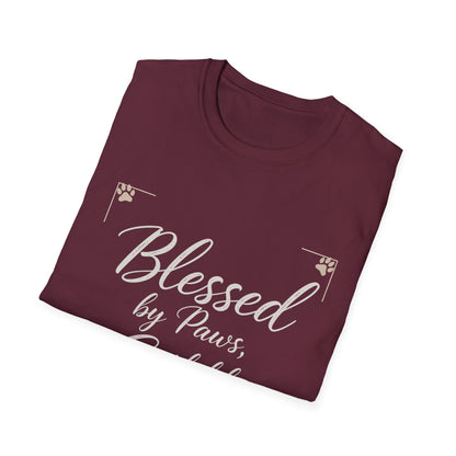 Blessed By Paws Guided By Grace T-Shirt