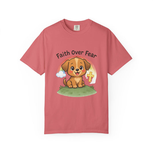 Faith Over Fear Puppy T-Shirt
