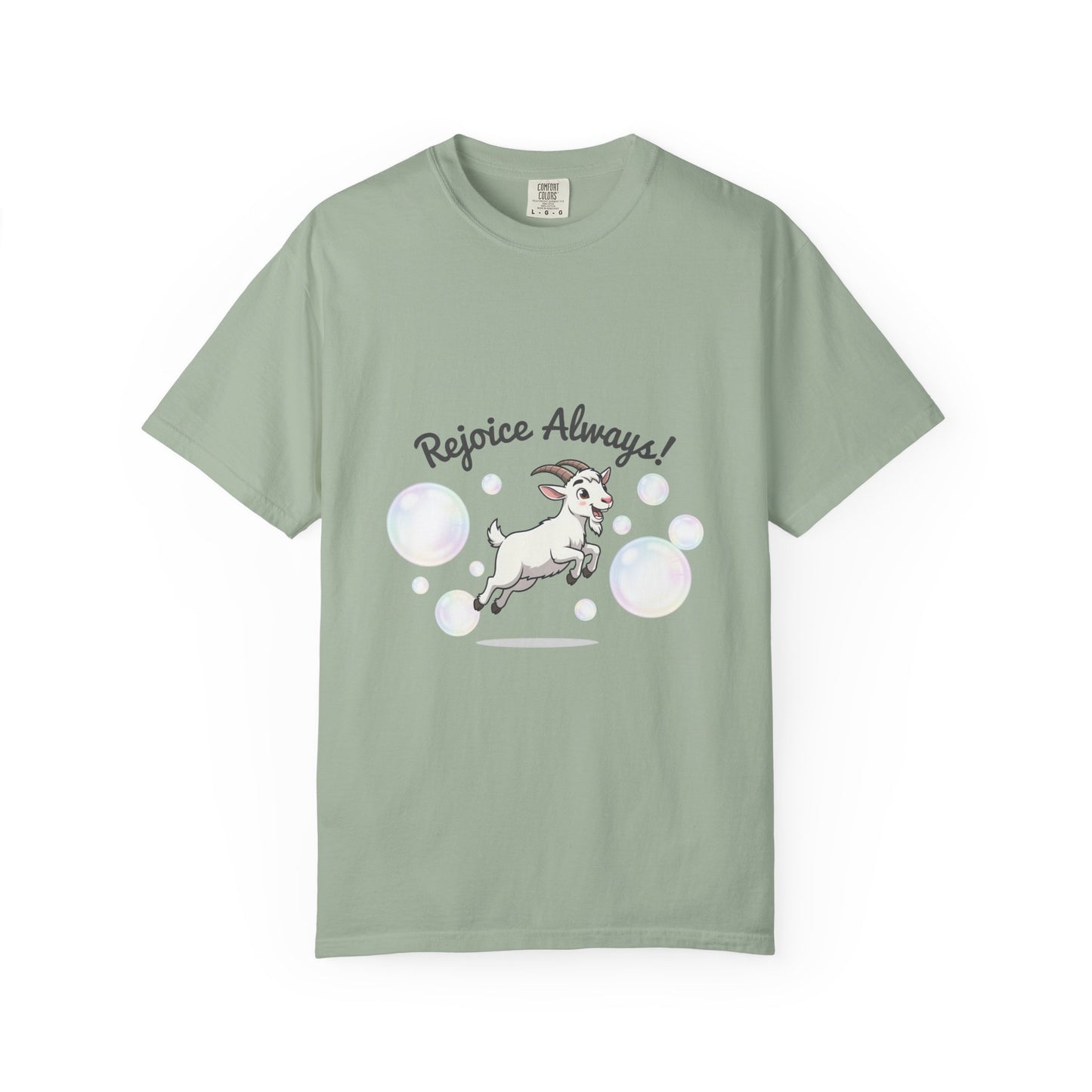 Rejoice Always Happy Goat T-Shirt