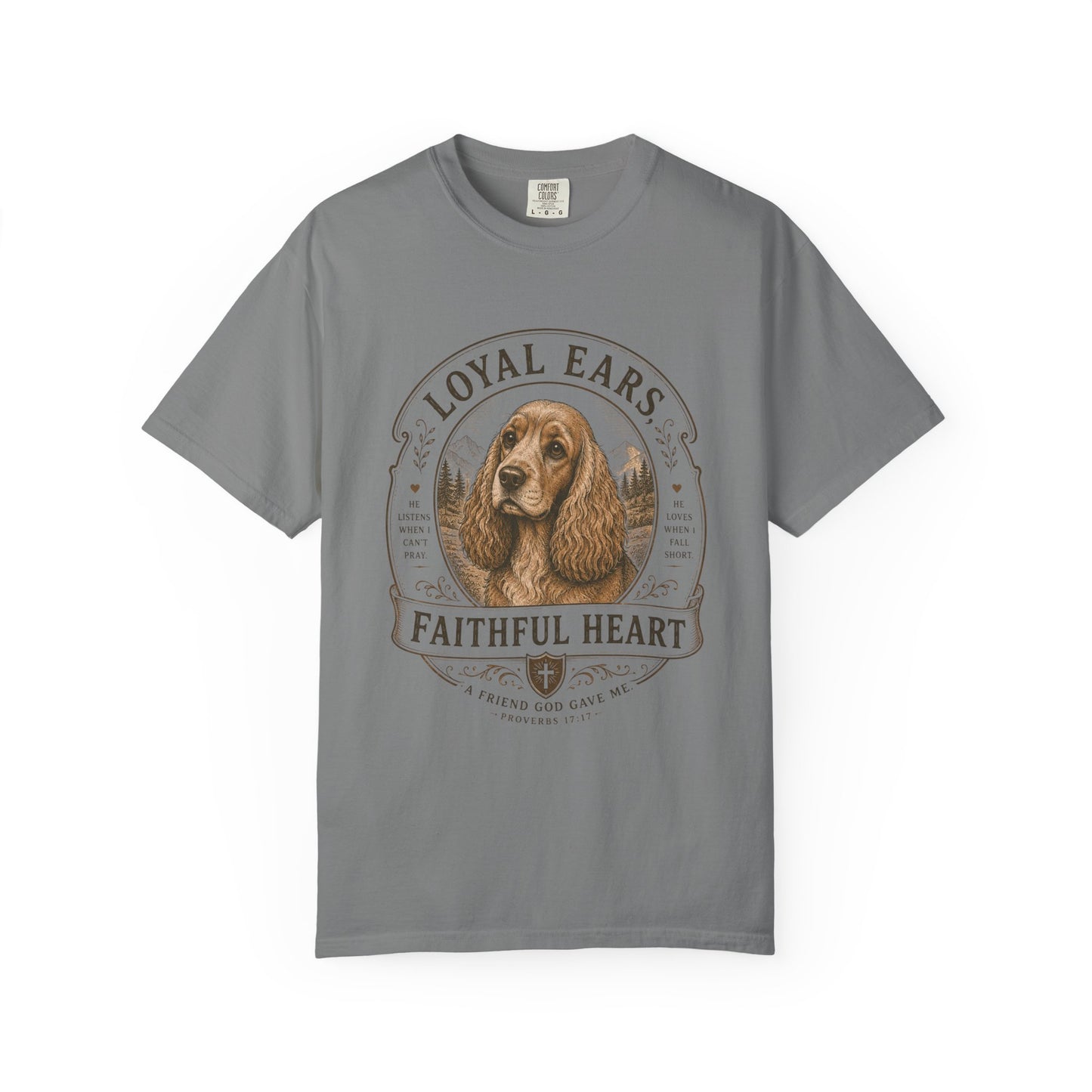 Cocker Spaniel — Loyal Ears, Faithful Heart T-Shirt