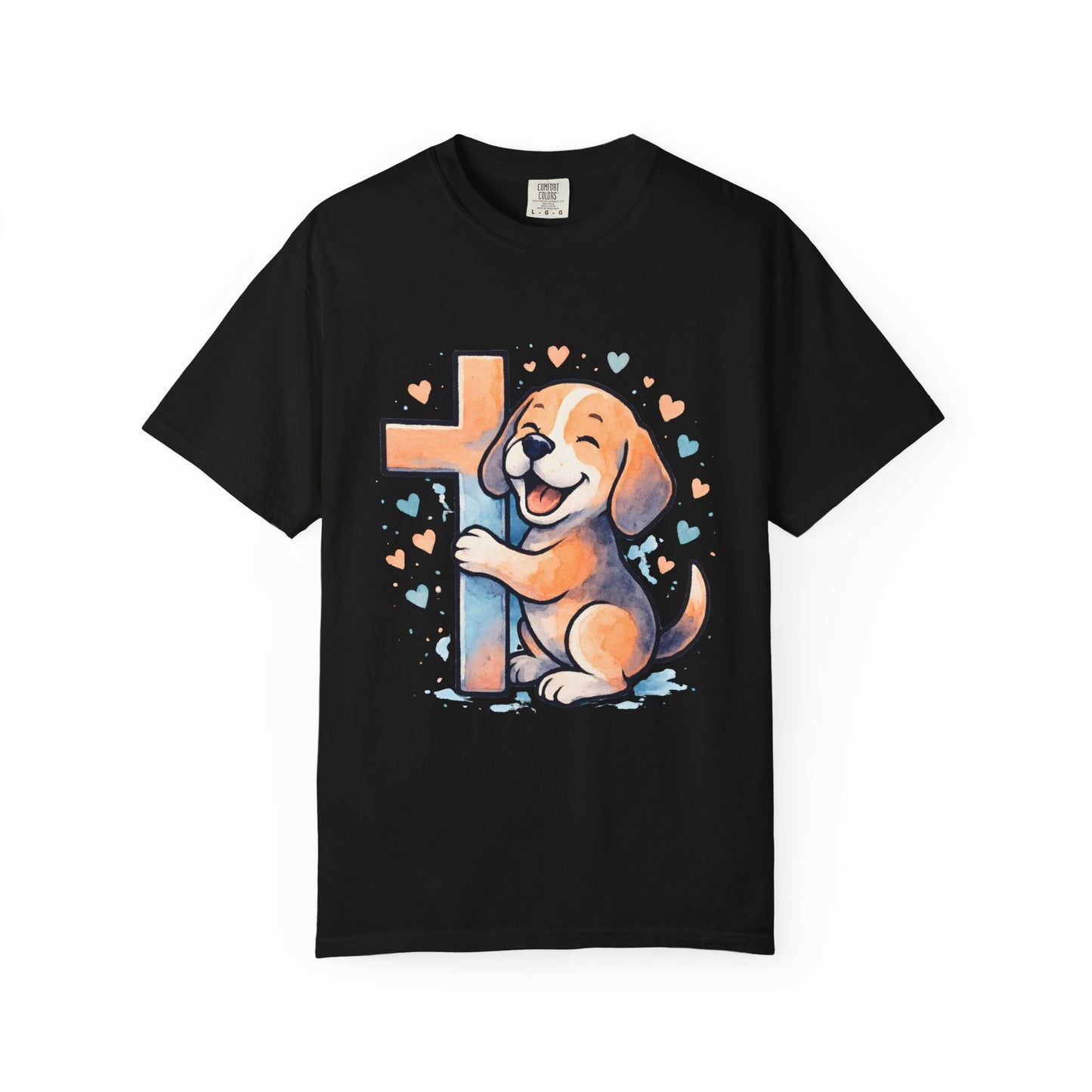 Joyful Puppy WatercolorT-Shirt