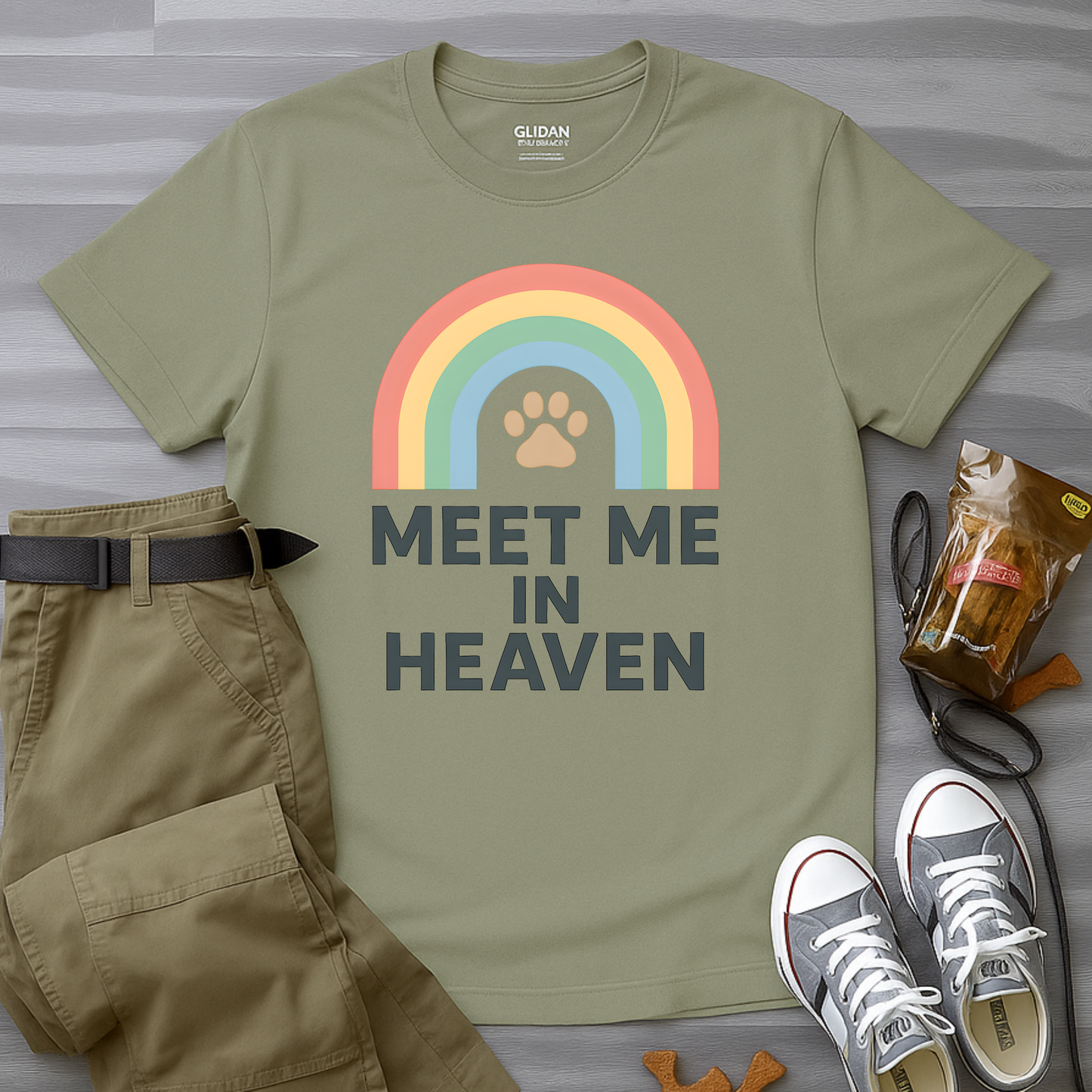 Meet Me In Heaven Paw T-Shirt