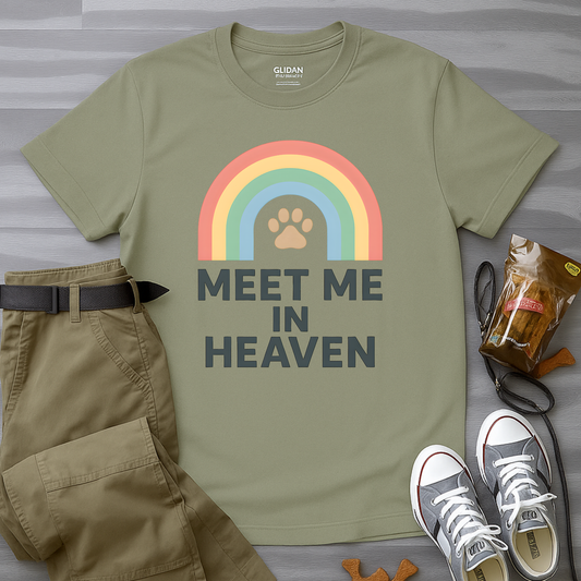 Meet Me In Heaven Paw T-Shirt