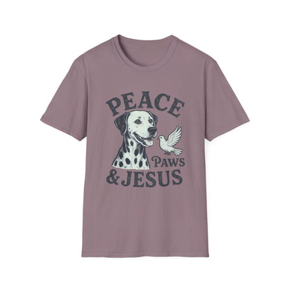 Peace Paws And Jesus T-Shirt