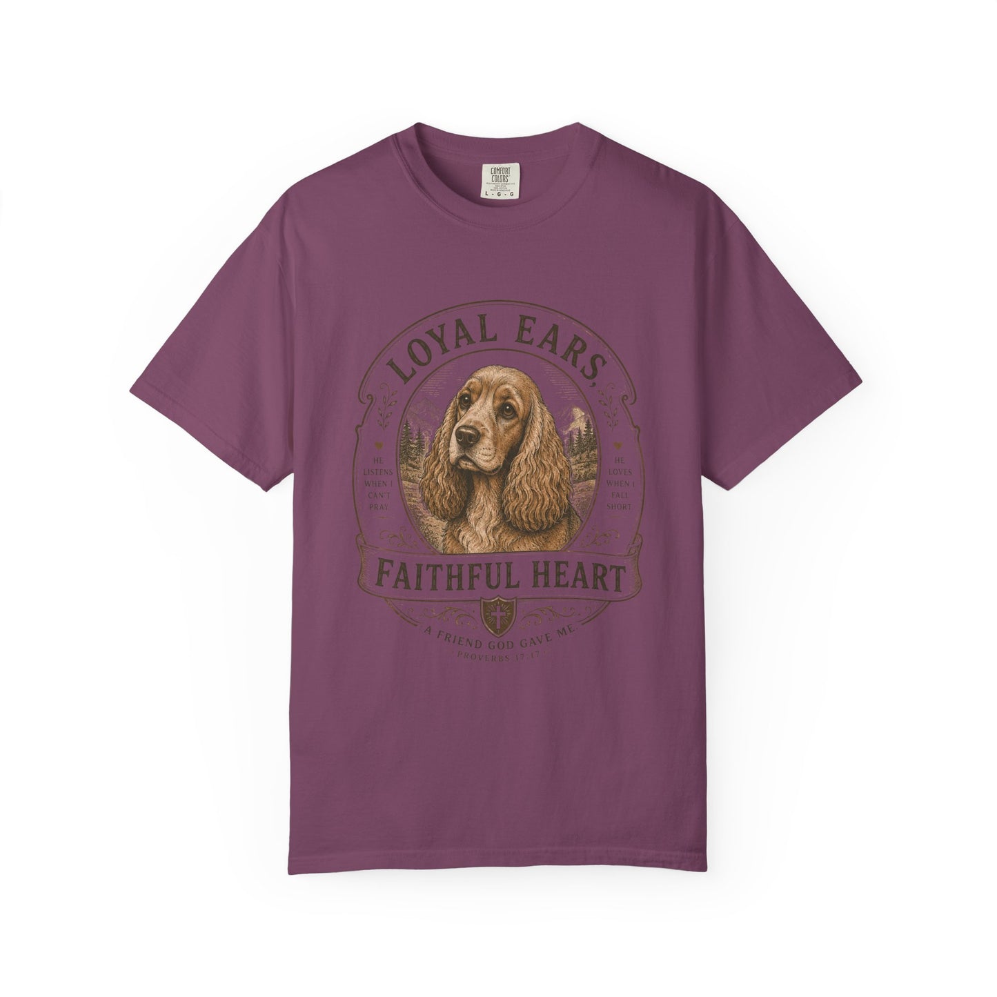 Cocker Spaniel — Loyal Ears, Faithful Heart T-Shirt