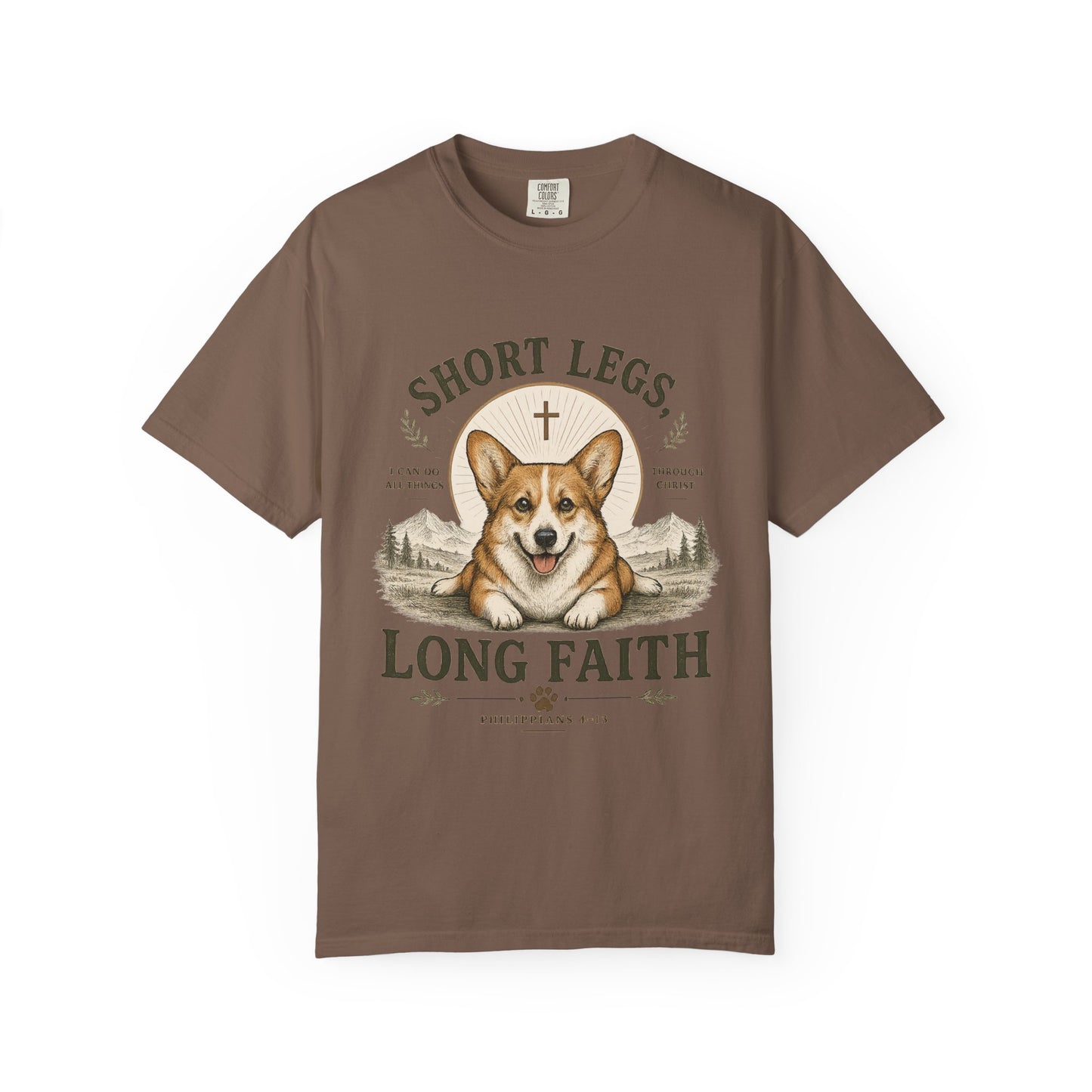 Corgi — Short Legs, Long Faith T-Shirt