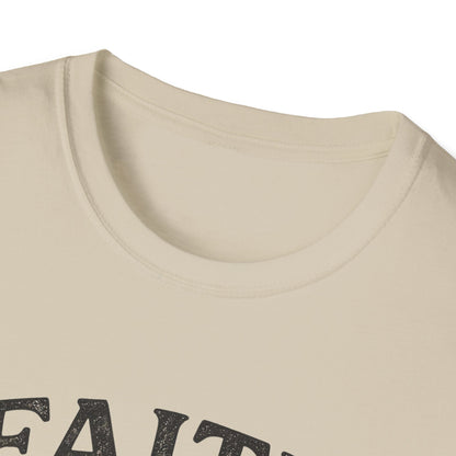 Faith Leaves Prints Retro Paw T-Shirt