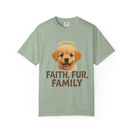 Faith, Fur, Family T-Shirt